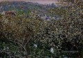 Vetheuil Arbres à prunes à fleurs Claude Monet